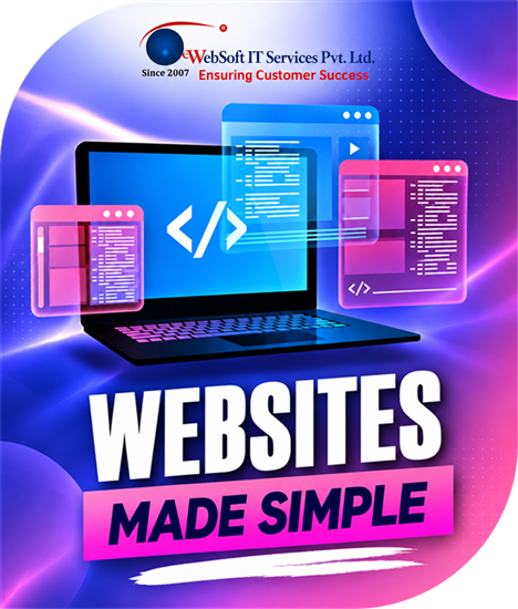 Custom website design and development by Websoft IT Services