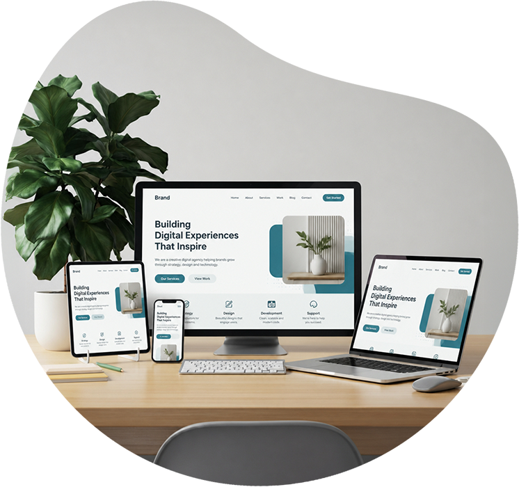 Website design and development services by Websoft IT Services